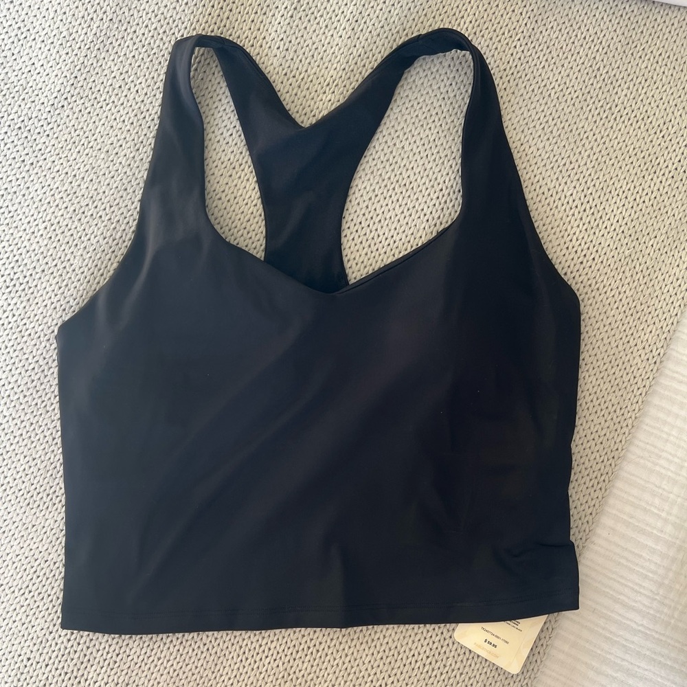 NWT Black Fabletics Anywhere Built-In-Tank